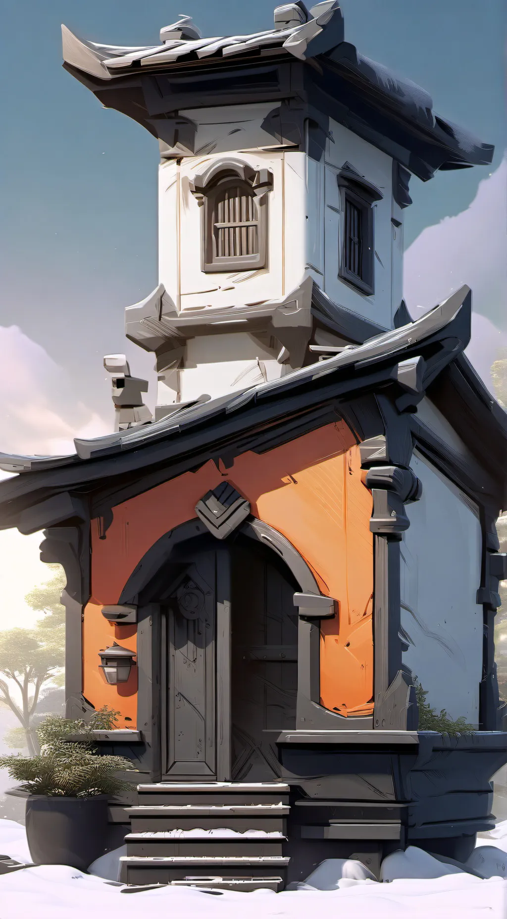 ai character: Smiling critters background