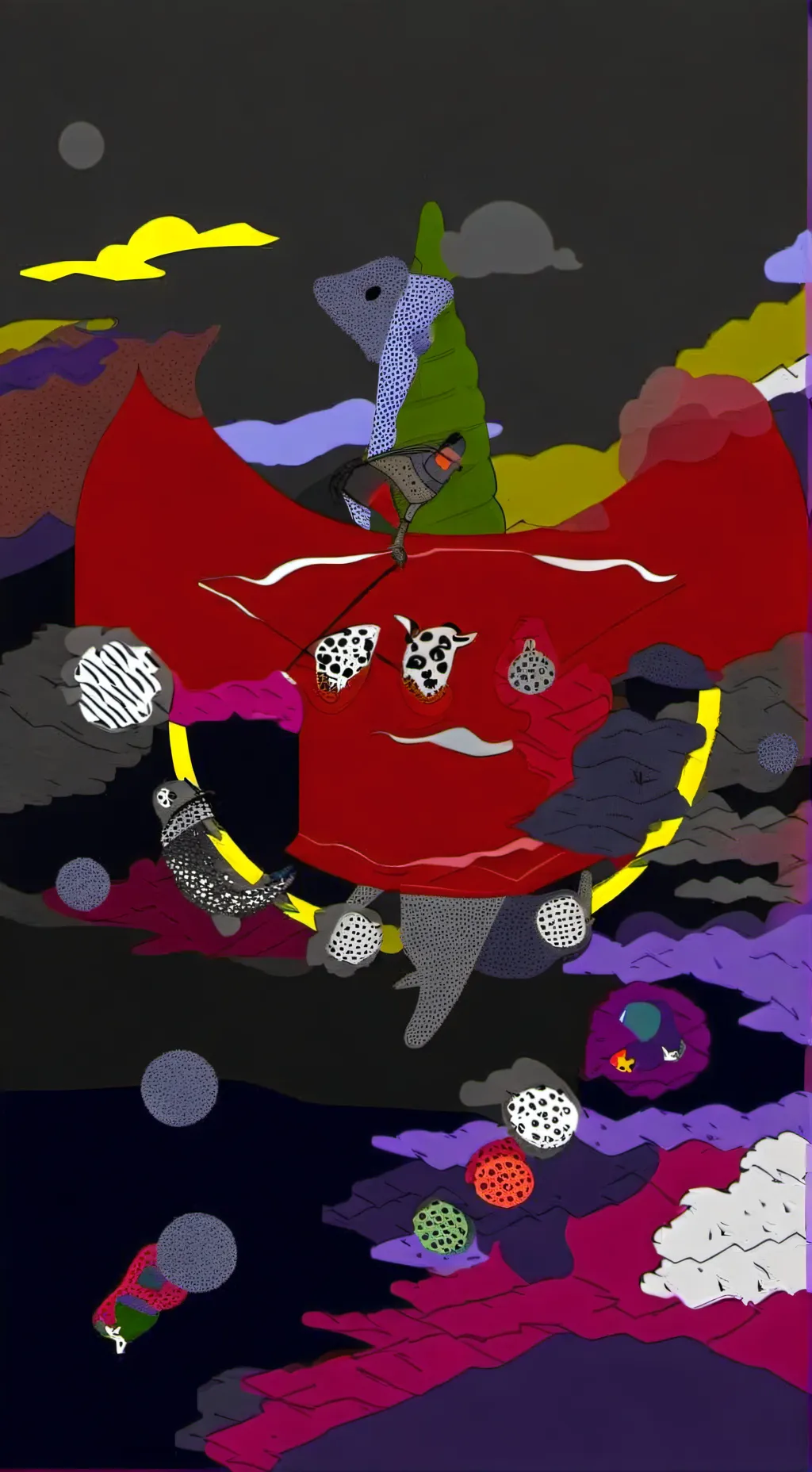 ai character: sprunki horror  background