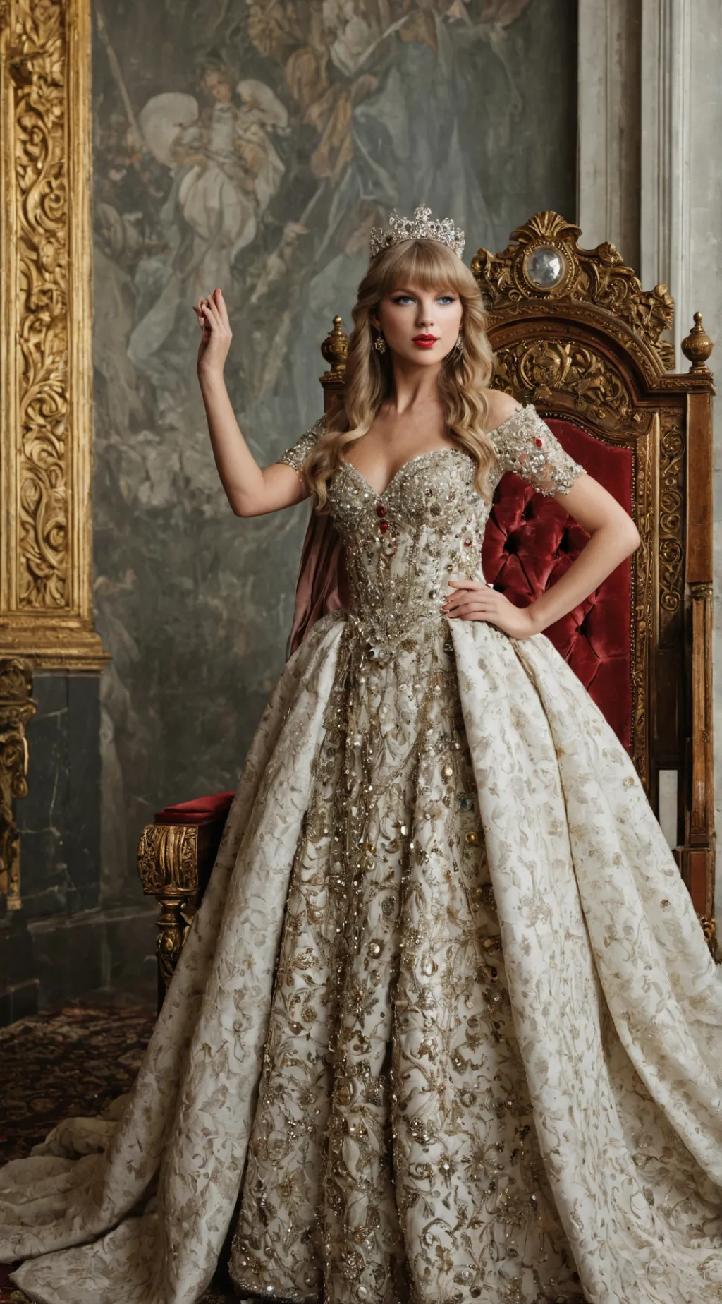 ai character: Queen of Bohemia  background