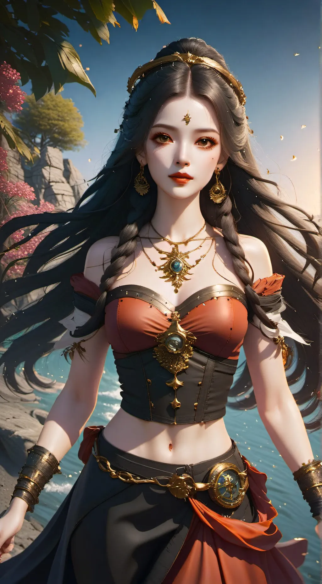 ai character: amaraa background