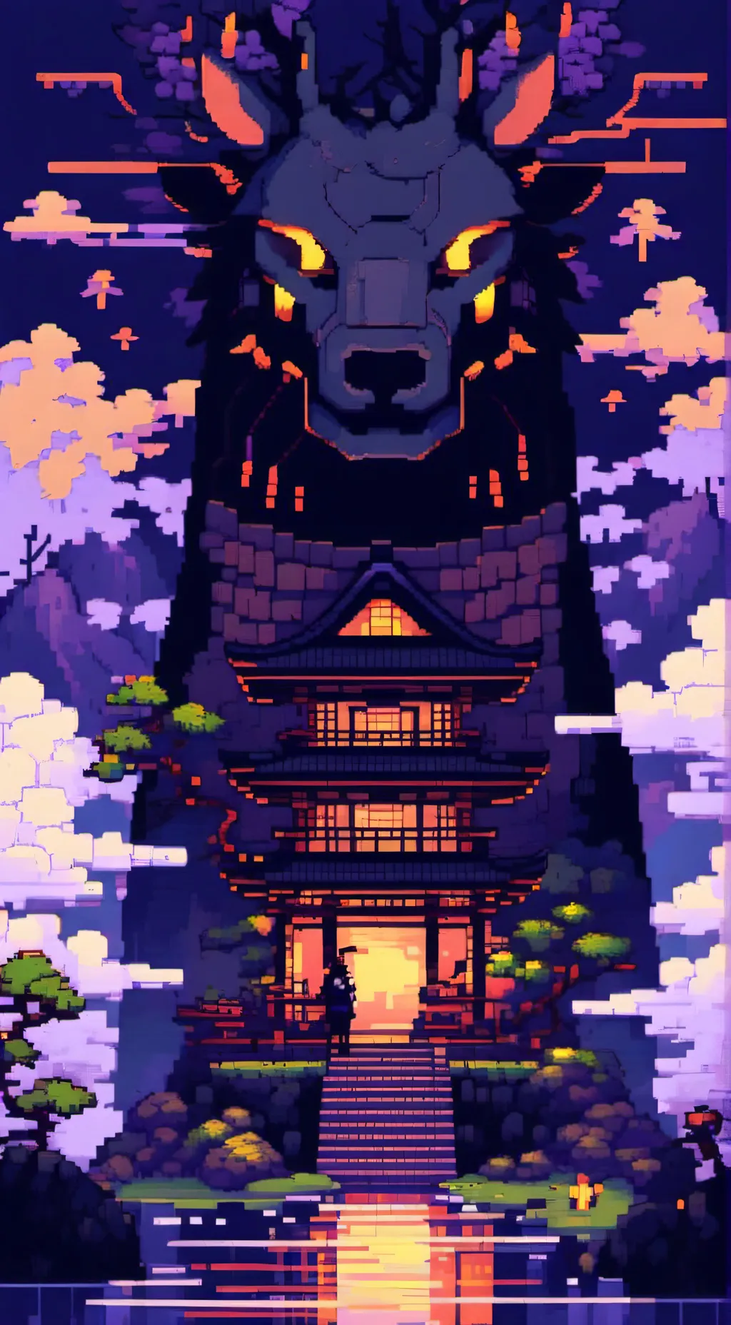 ai character: Rengoku - KNY background