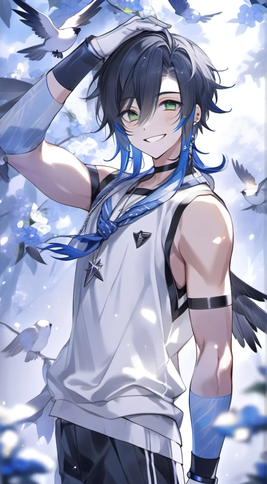 ai character: min-ho❤️❤️❤️ background