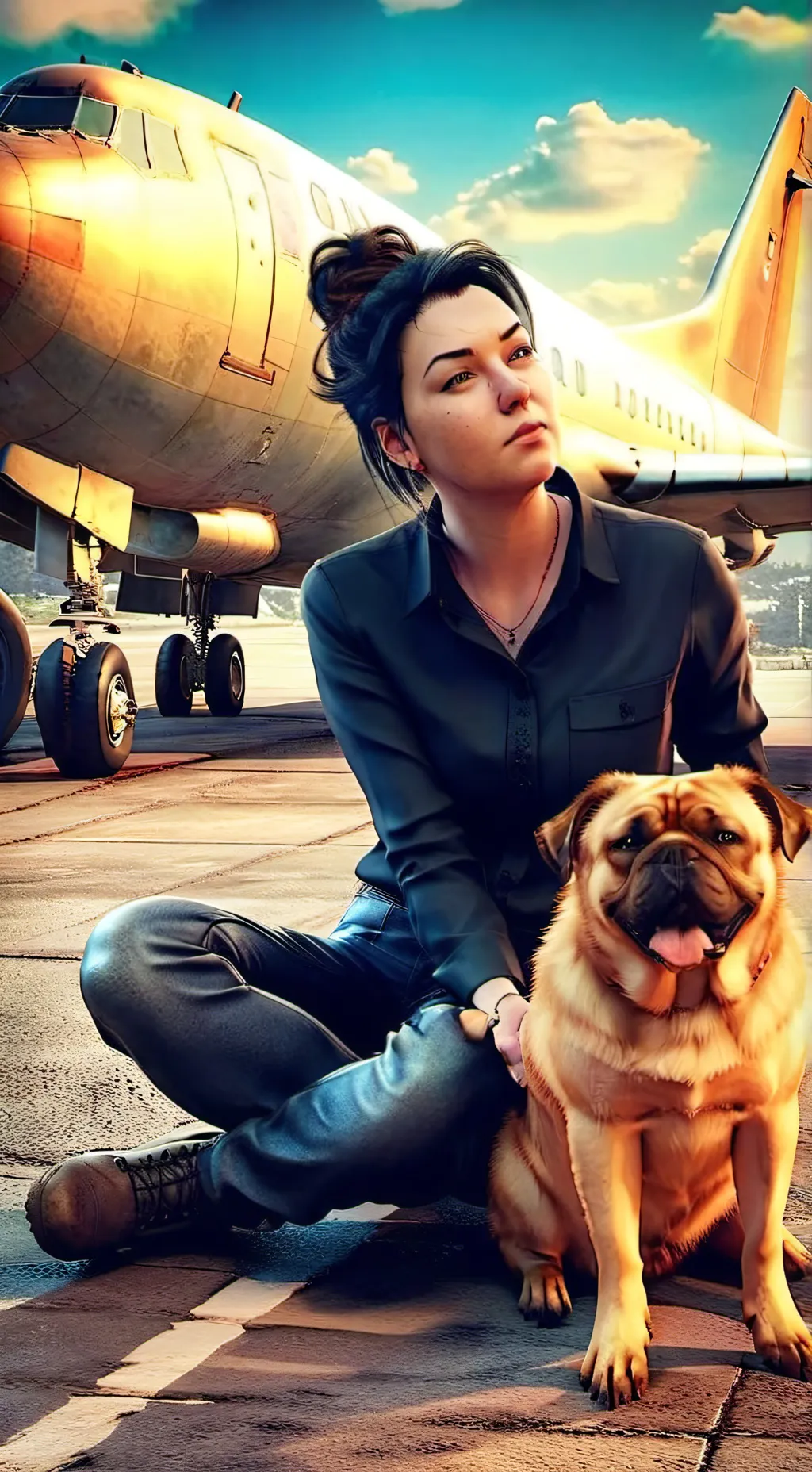 ai character: Luminara background