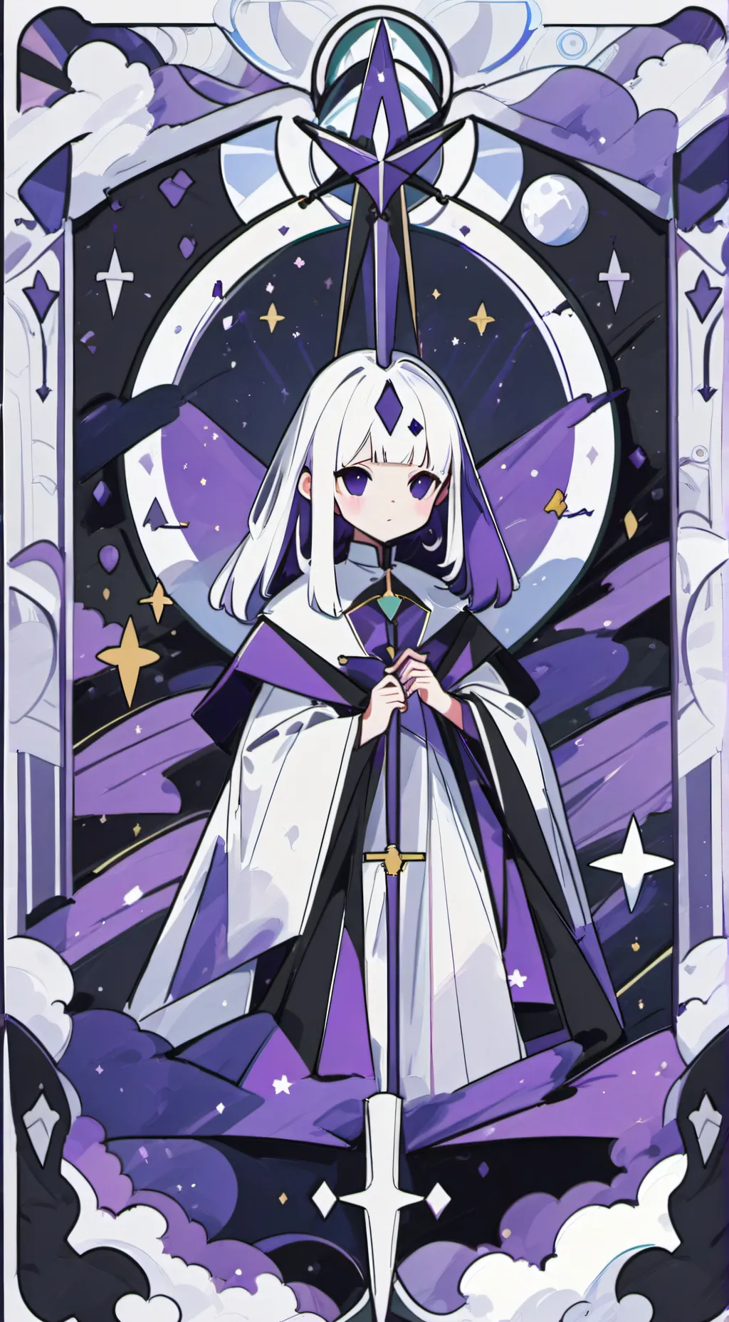 ai character: Клинок рассекающий background