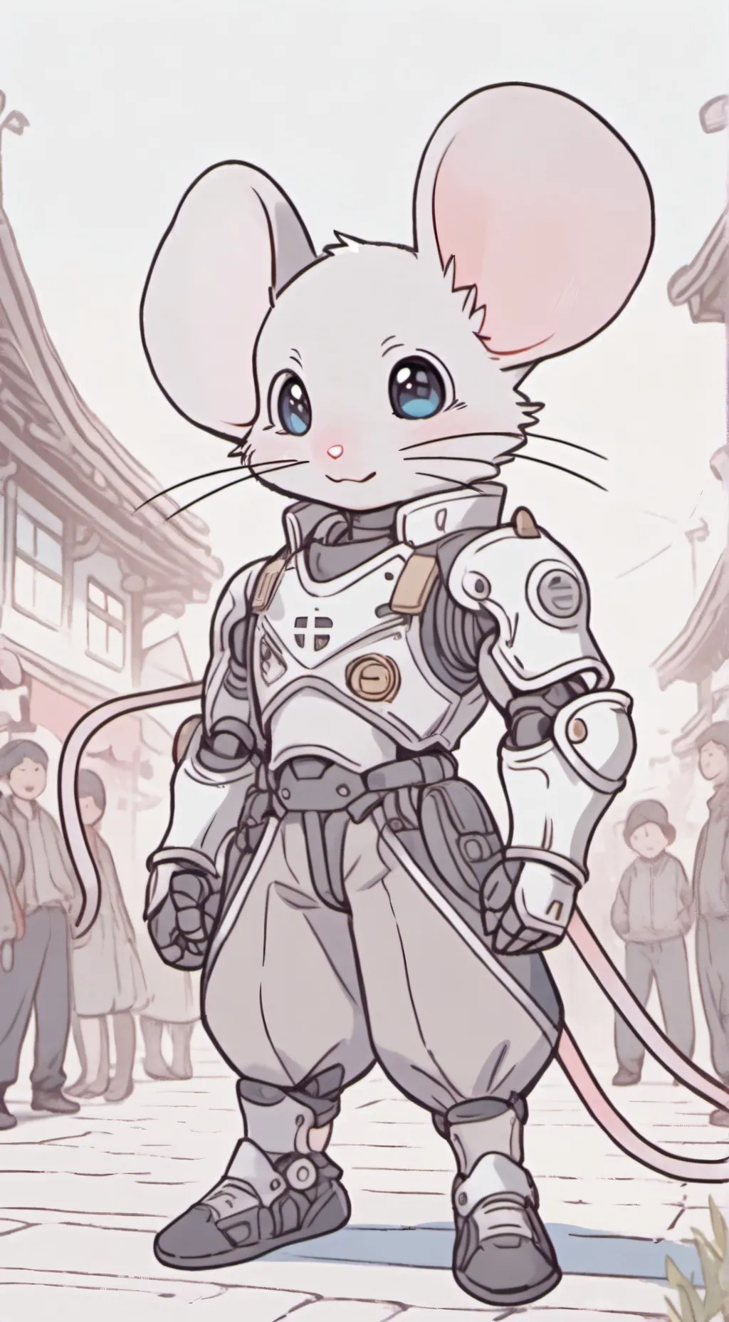ai character: MOUSE BOT background