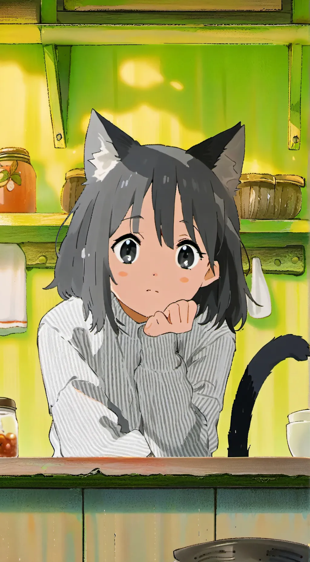 ai character: Striped Whiskers background