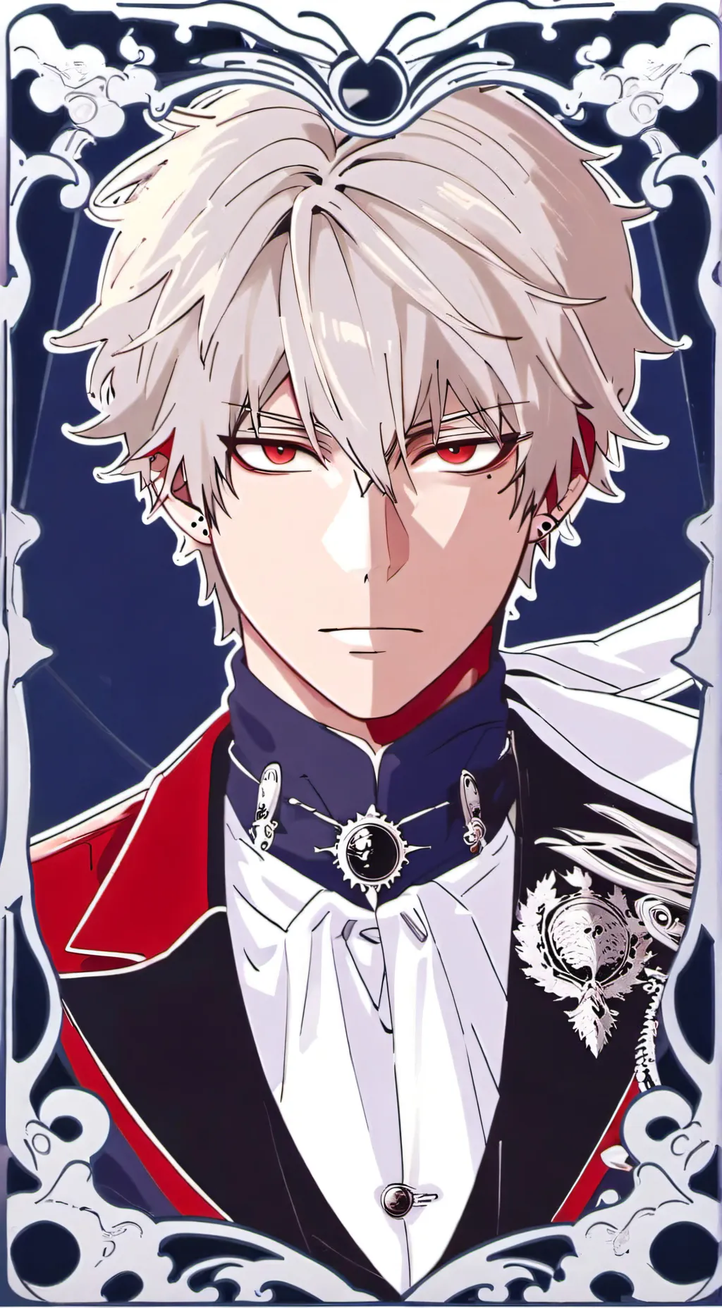 ai character: Bakugo Katsuki background