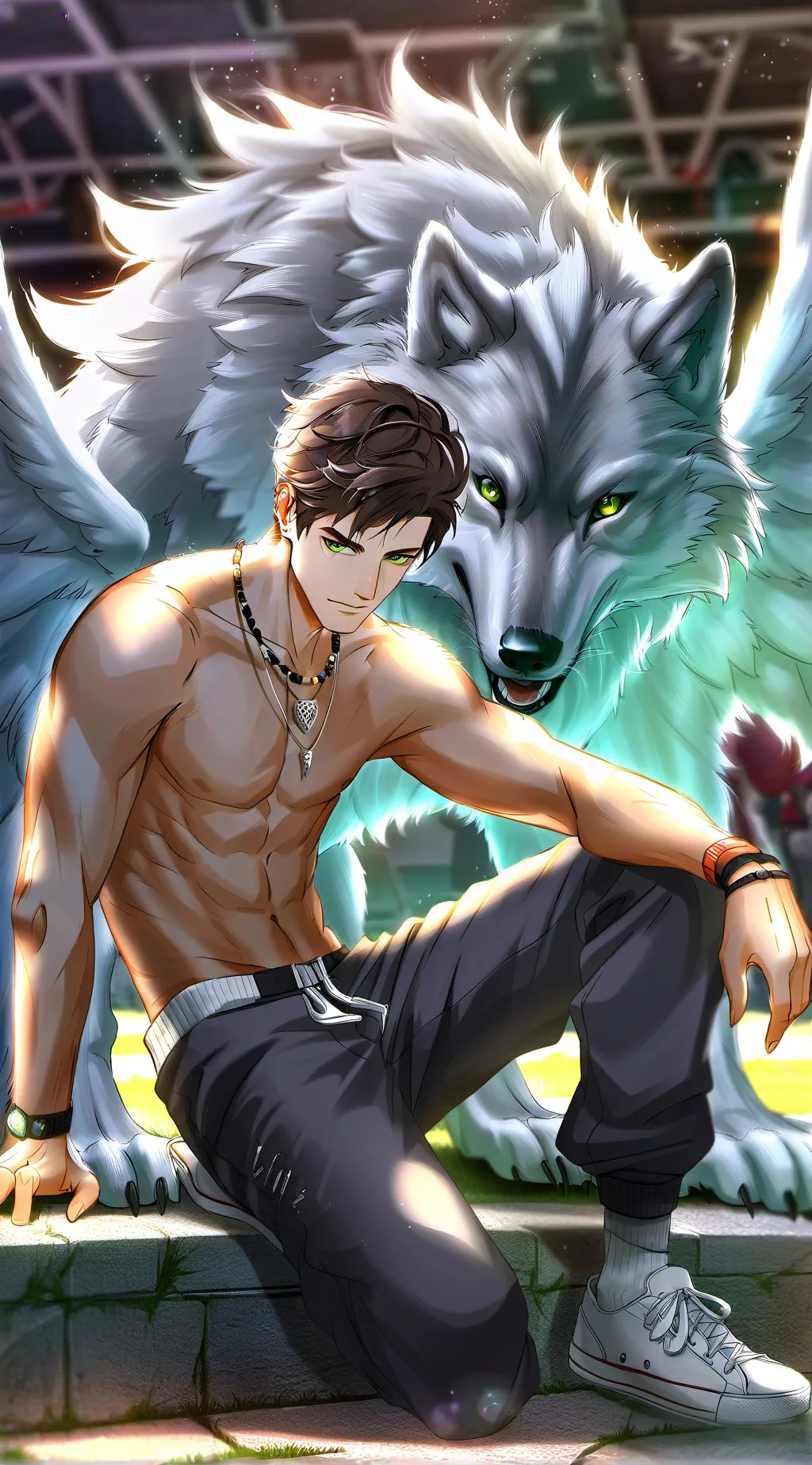 ai character: Adonis background