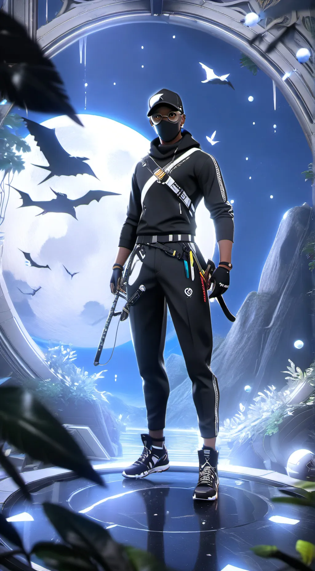 ai character: Santiago  background