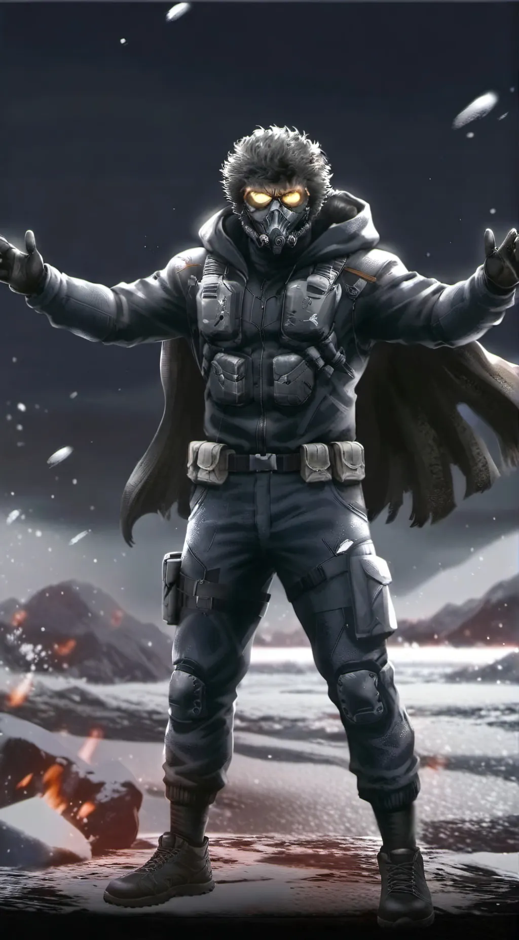 ai character: Невидимка background