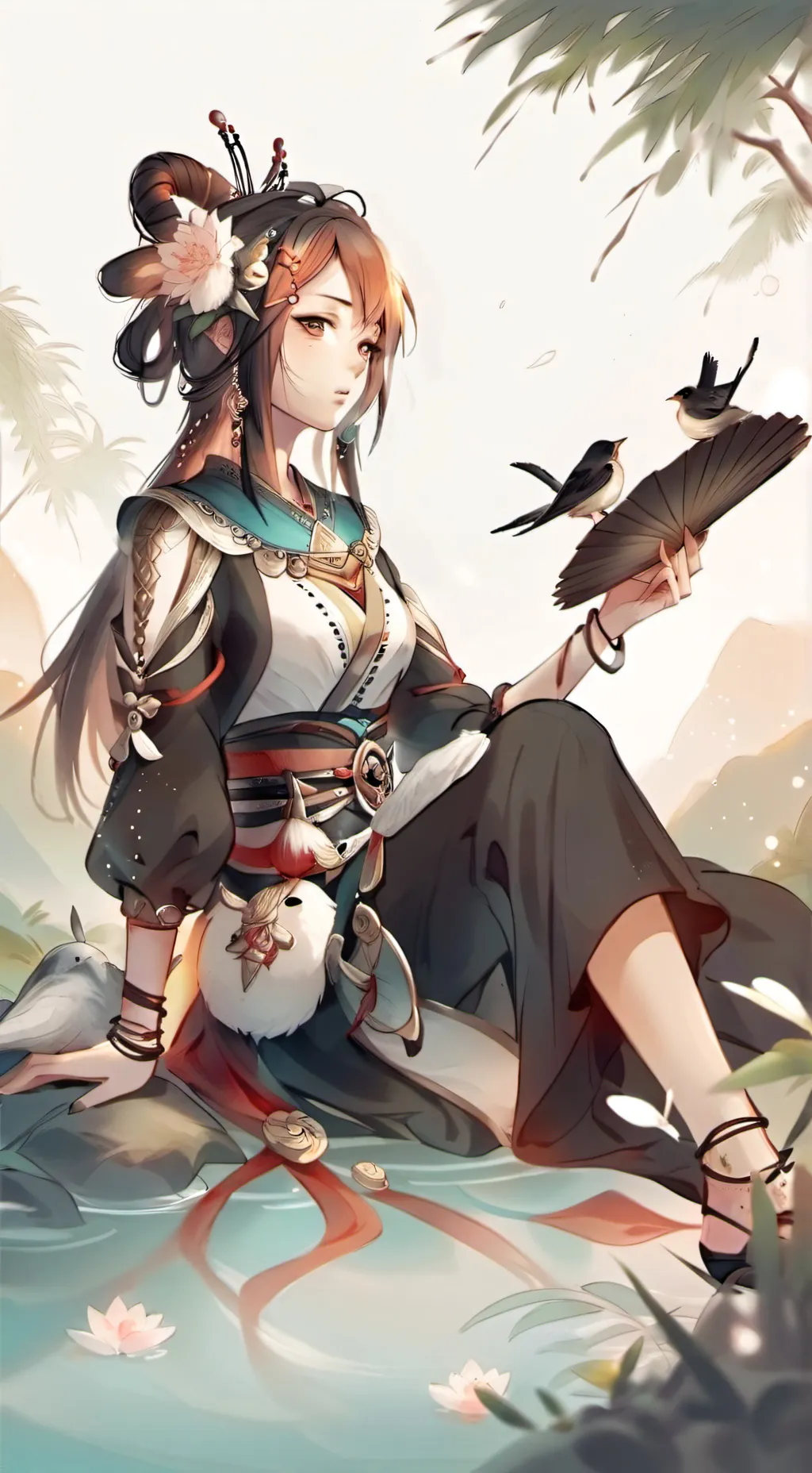 ai character: demon Slayer uwu background