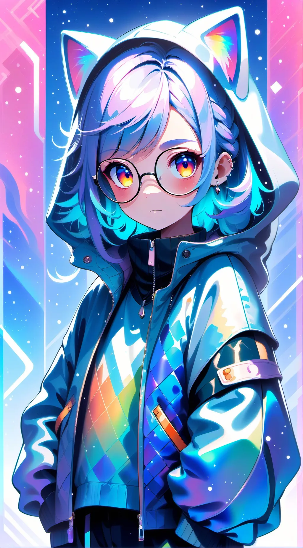 ai character: Luna background