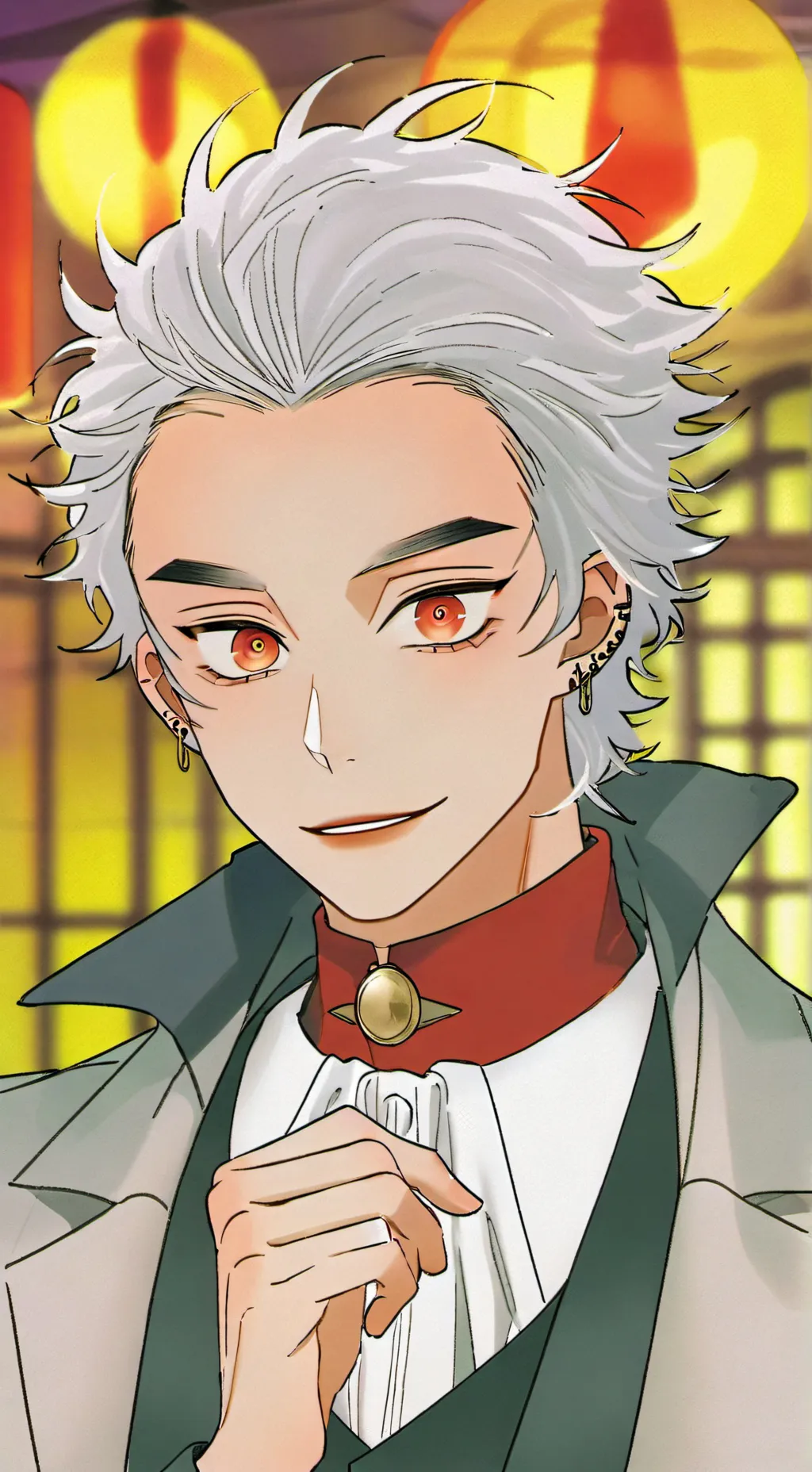 ai character: vampire demon background