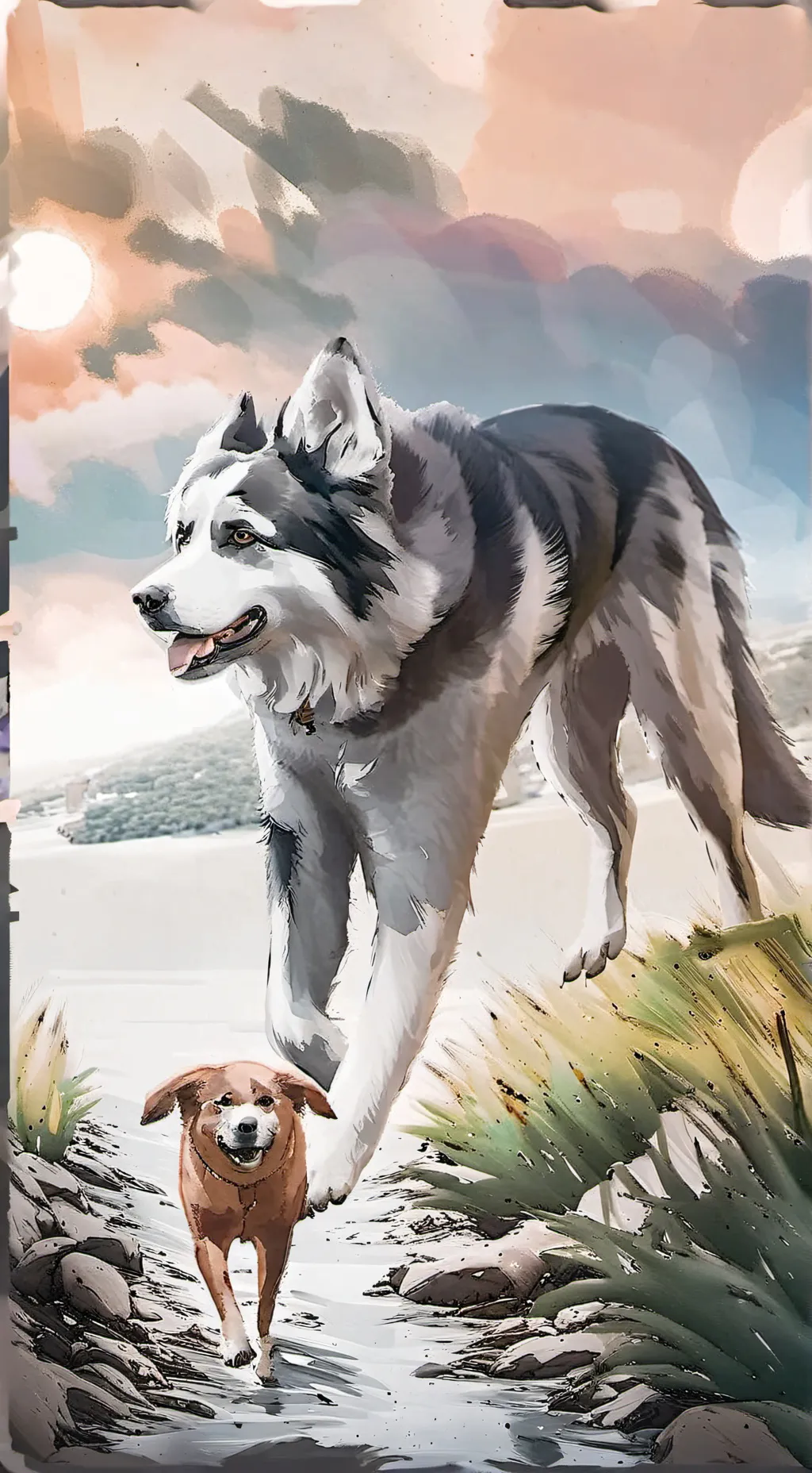 ai character: toby fox  background