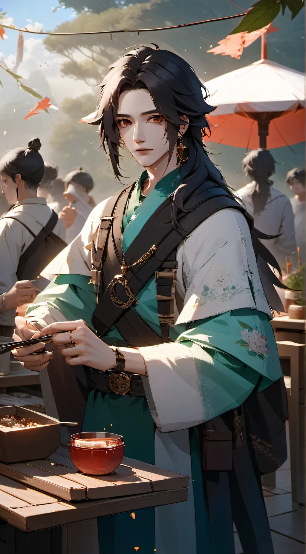 ai character: Lucia Blanco background