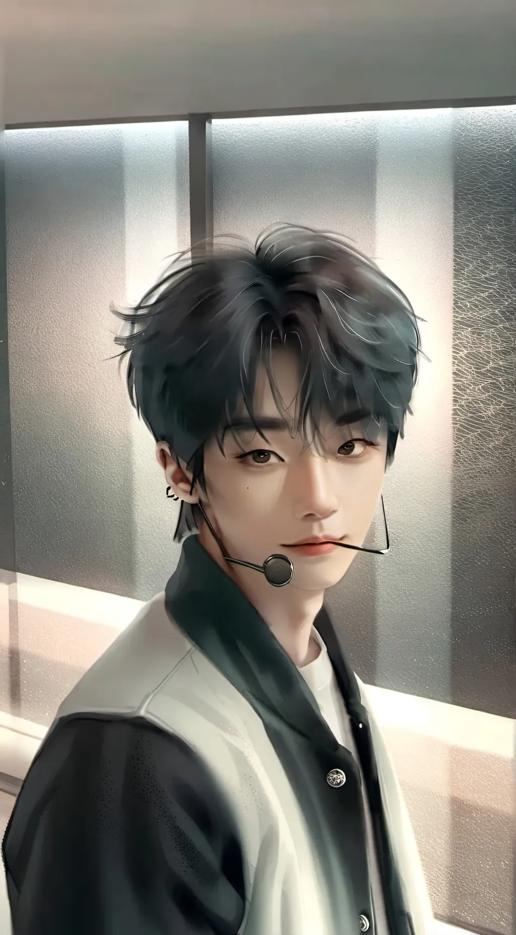 ai character: Jihun  background