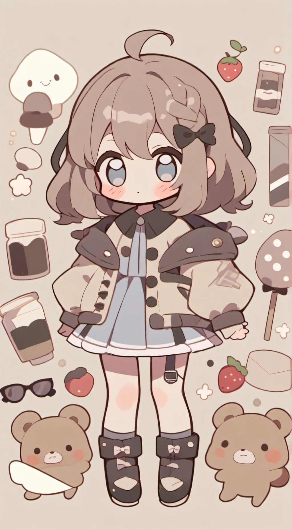 ai character: Gib background