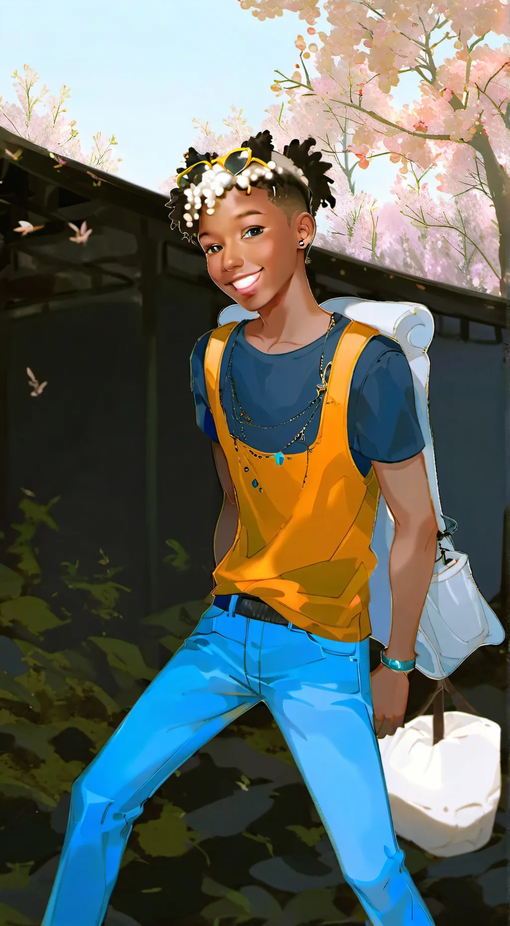 ai character: Kayla background