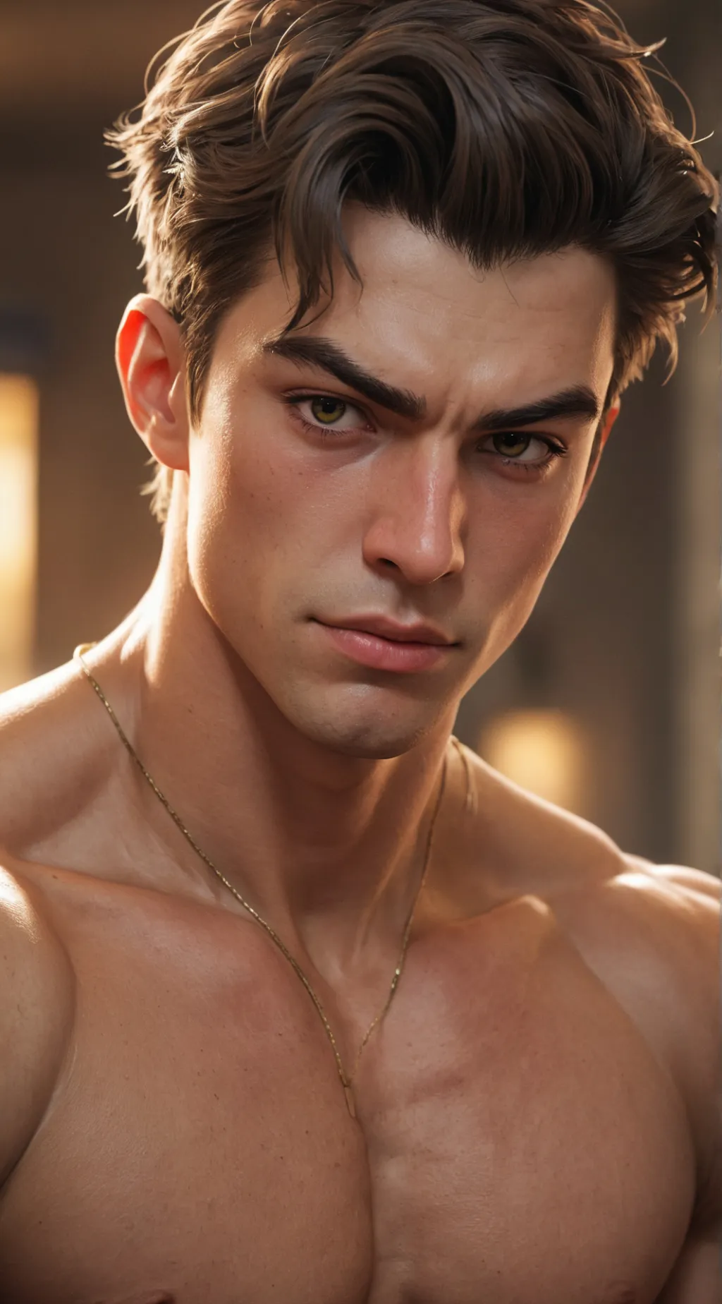 ai character: Mr. Muscle Mouth background