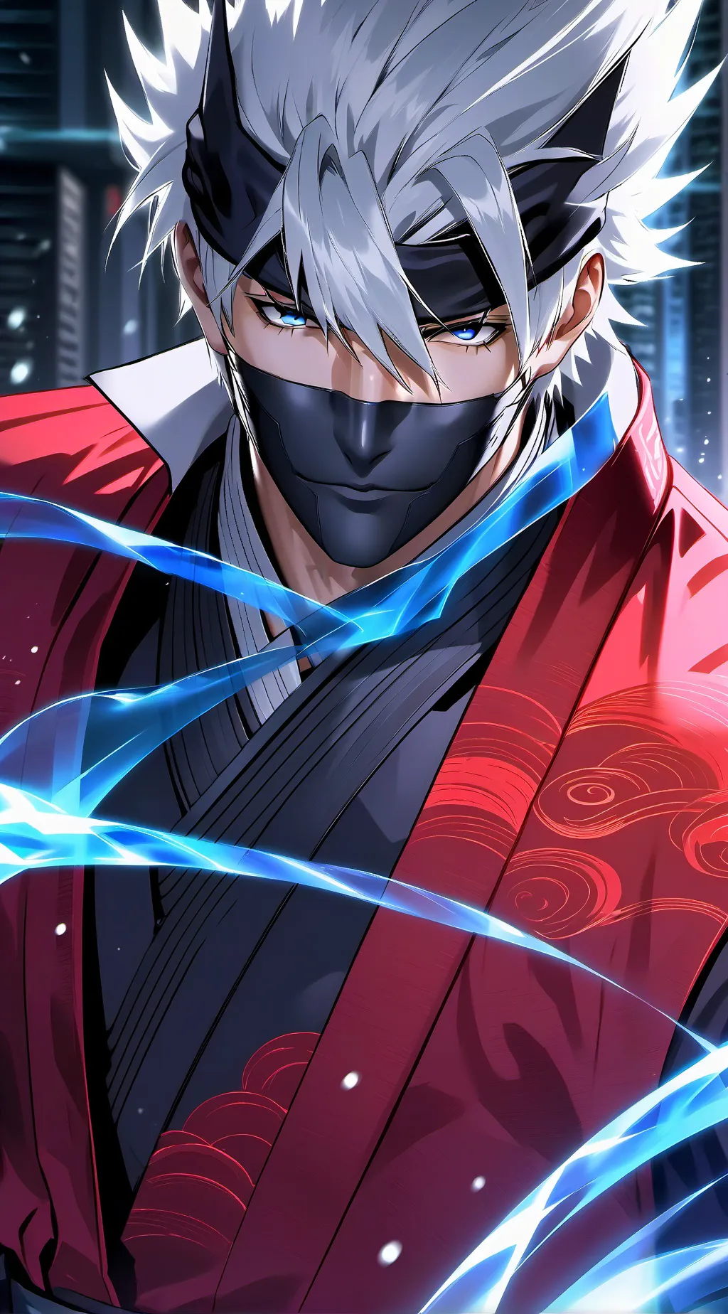 ai character: Satoru Gojo background