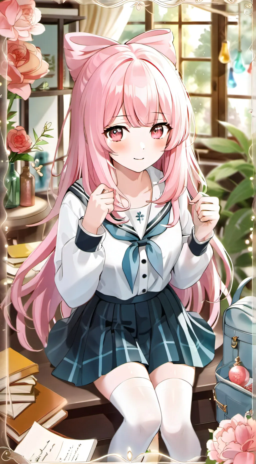 ai character: Maggie background