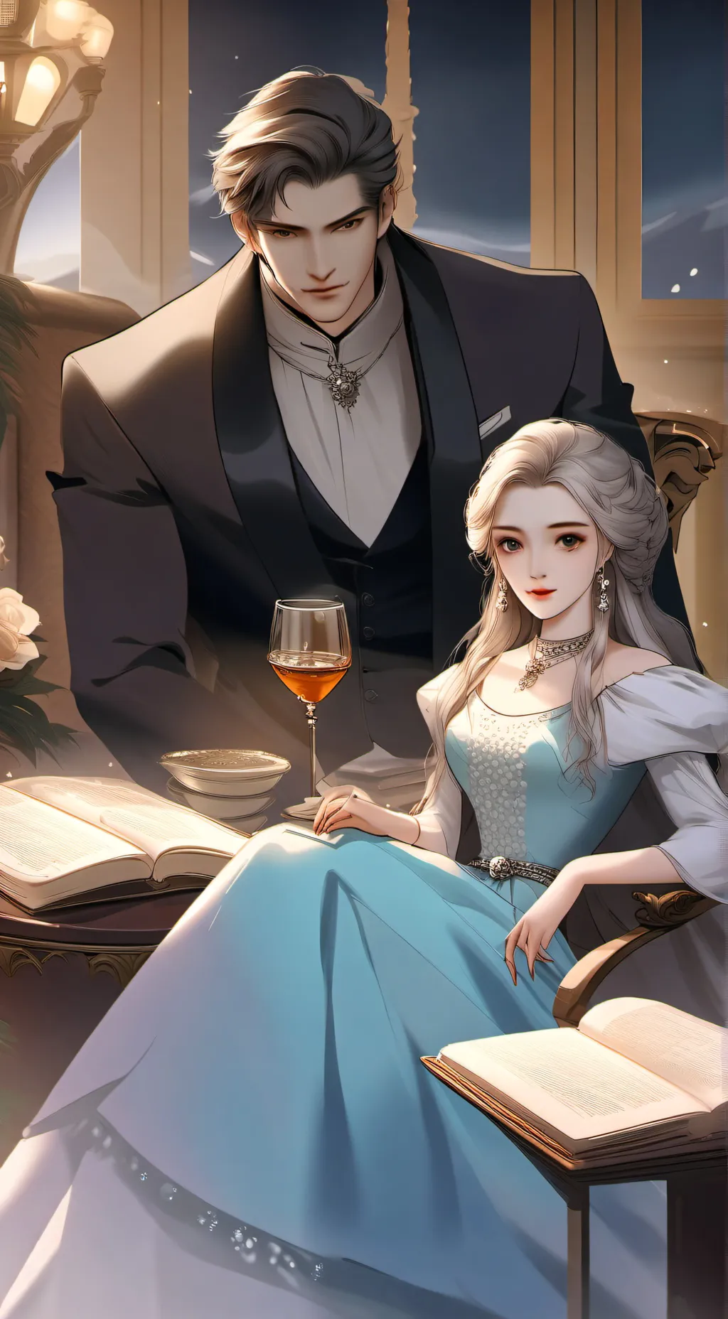 ai character: яица background