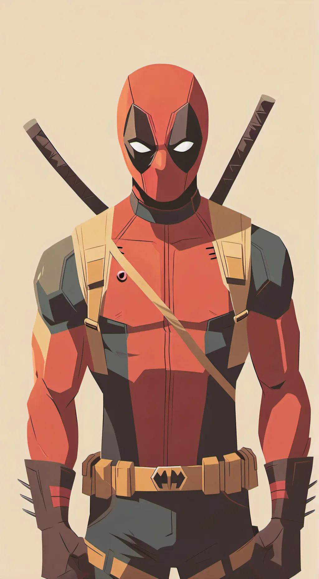 ai character: Deadpool x MHA background