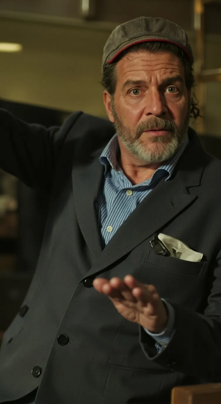 ai character: nothing man background