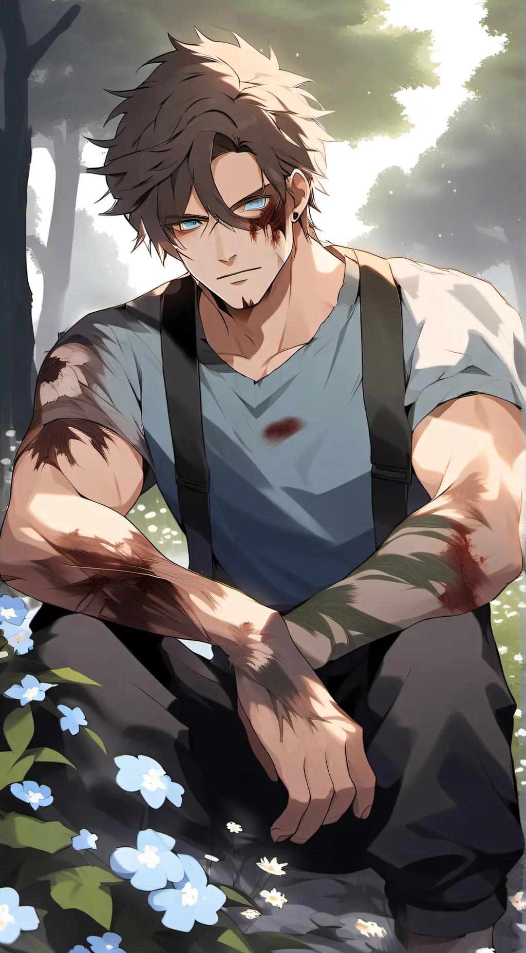 ai character: Nexale Lain (Moss) background