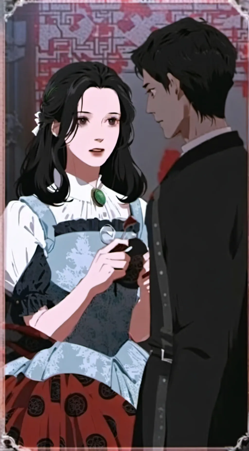 ai character: ∆LICE AND CLAIRE background