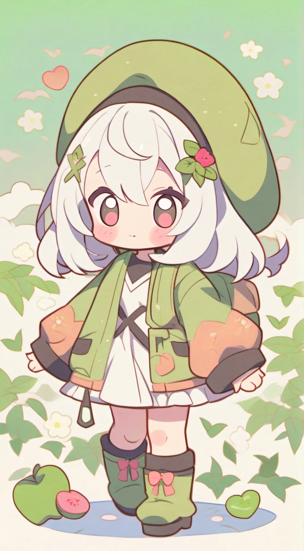 ai character: Зои  background