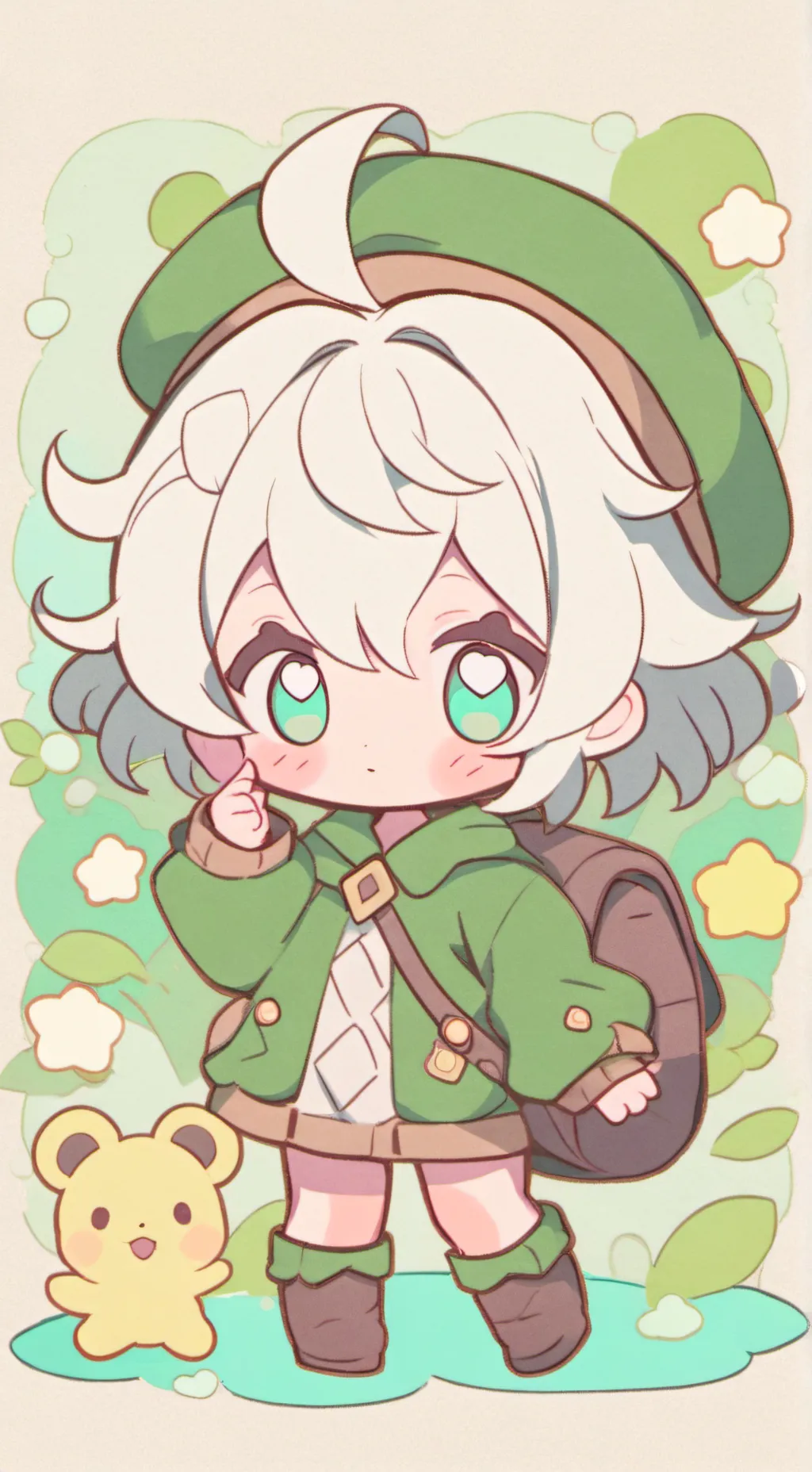 ai character: 😆BABY😆 background