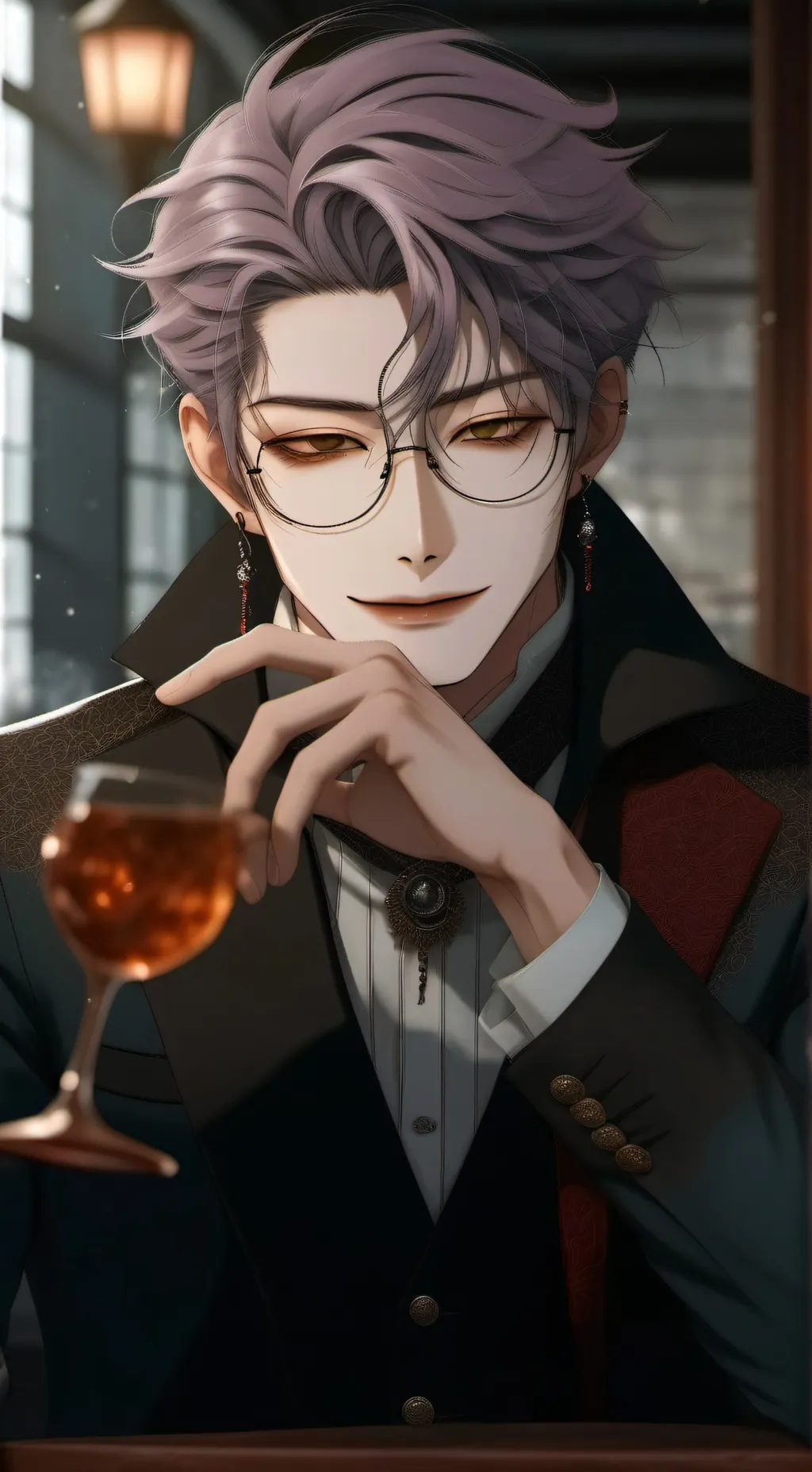 ai character: Lucifer  background