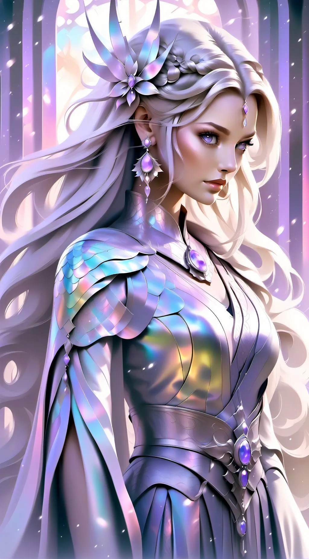 ai character: Luna background