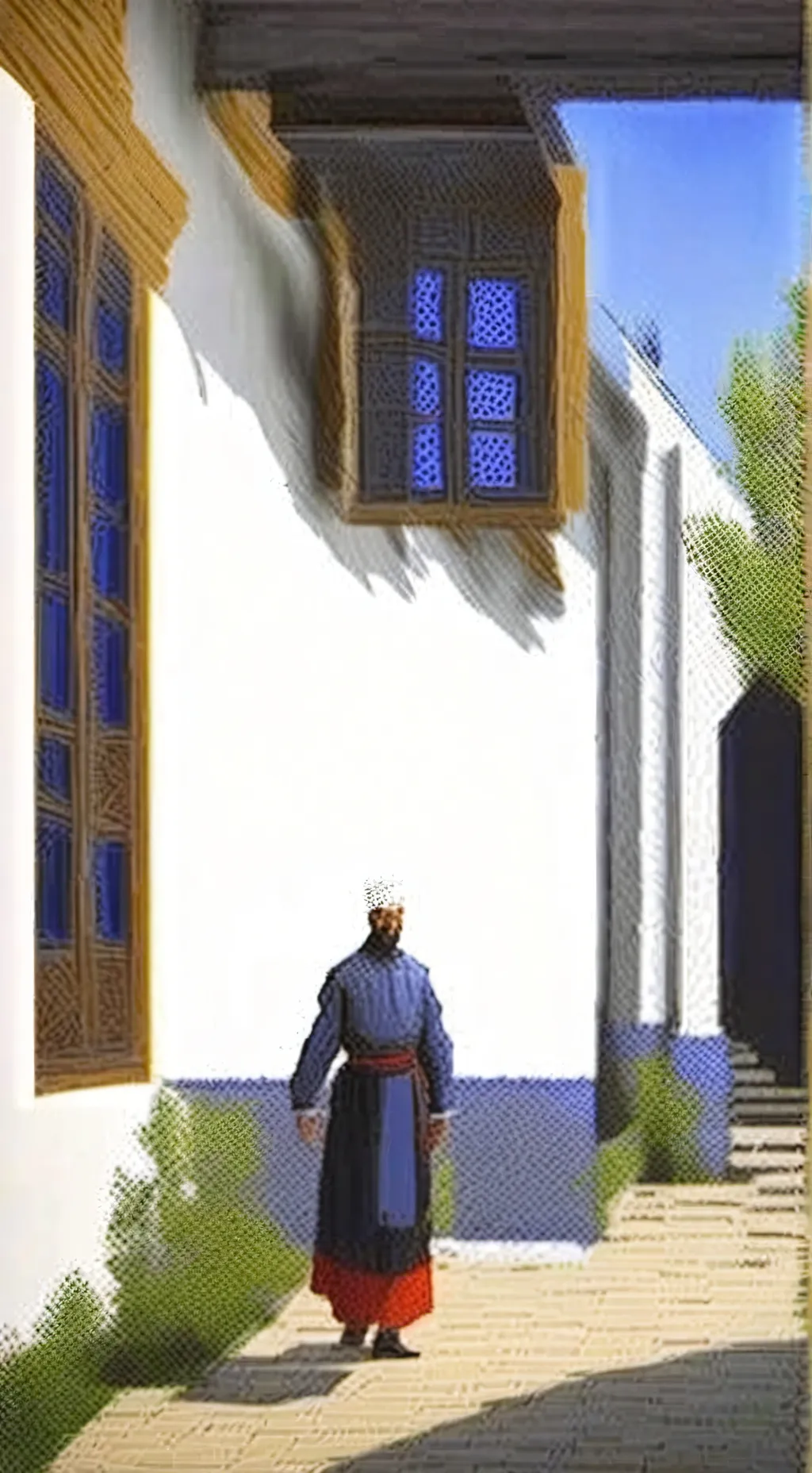 ai character: сенька background