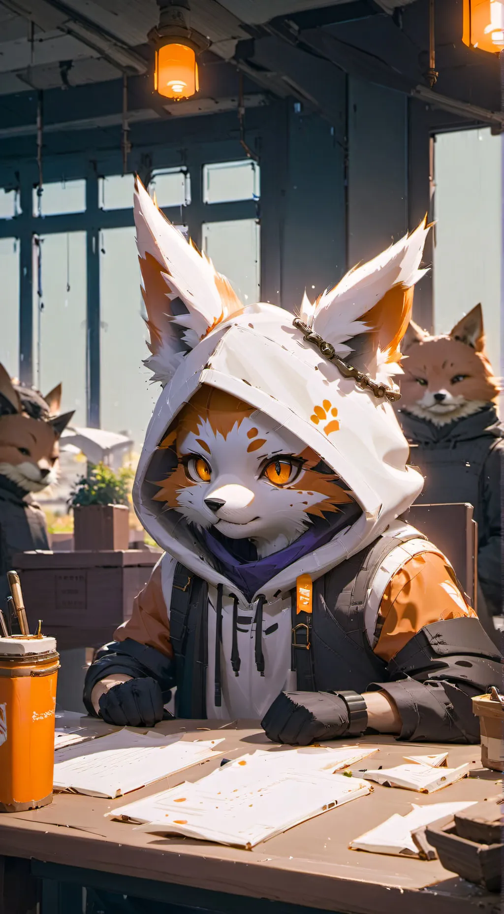 ai character: Rizzo  background