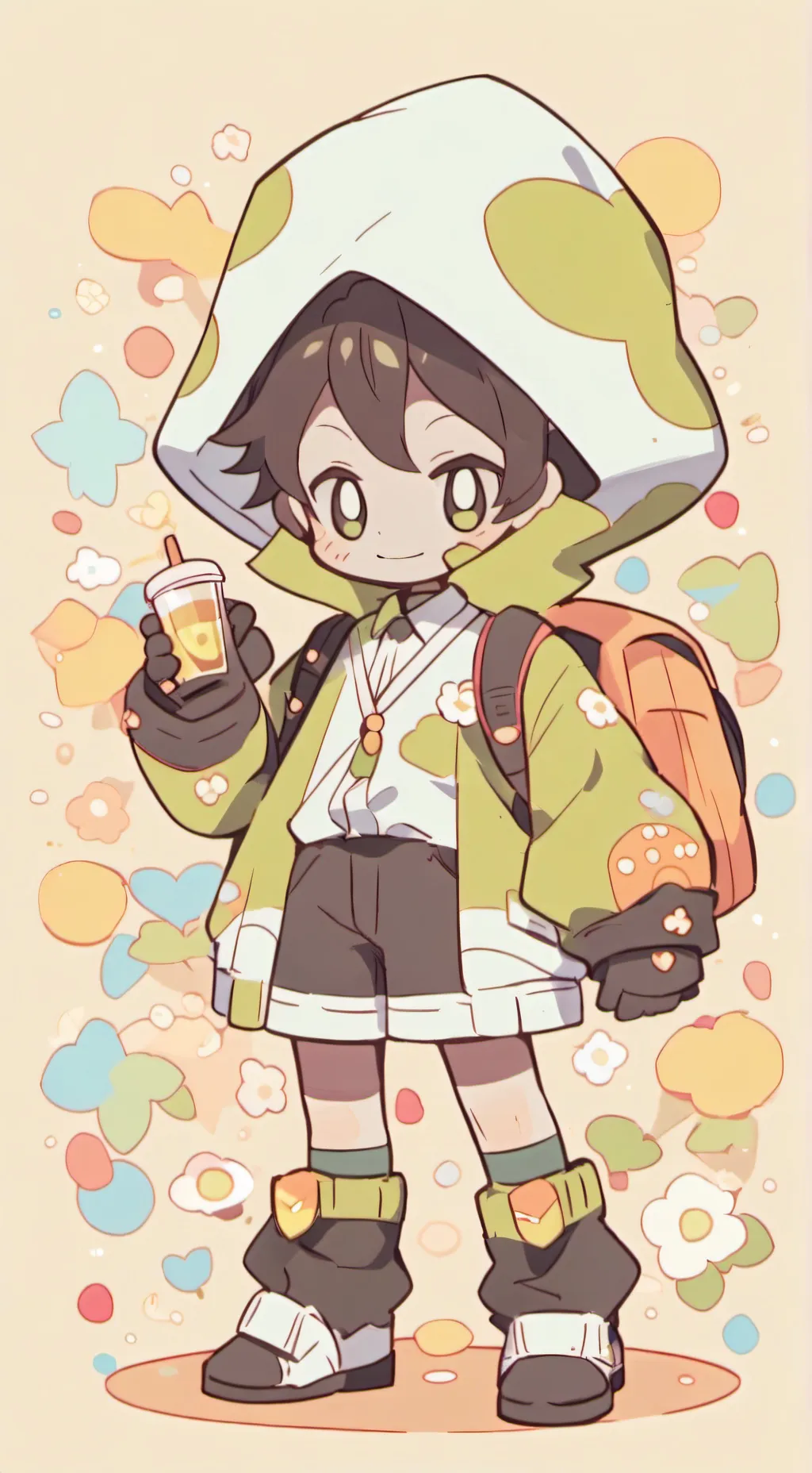 ai character: Vee background