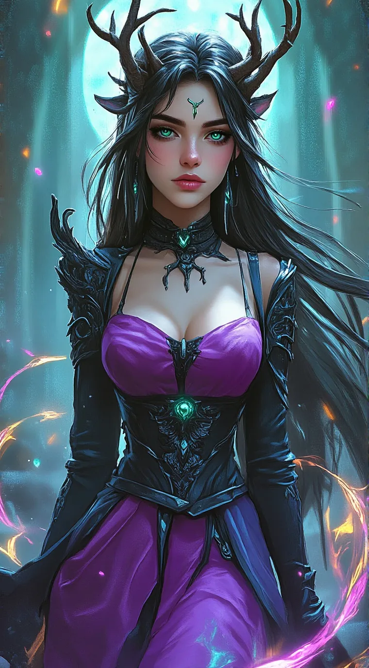 ai character: Villain denki  background