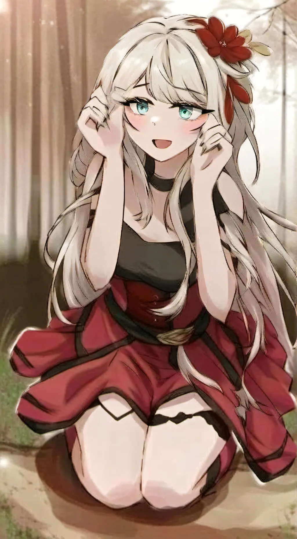 ai character: Florcita10  background