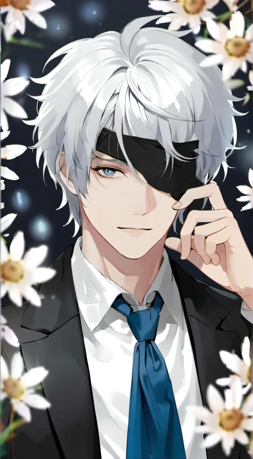 ai character: saturo gojo background