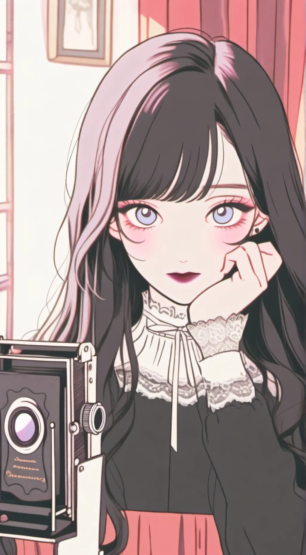 ai character: Luna Serene background