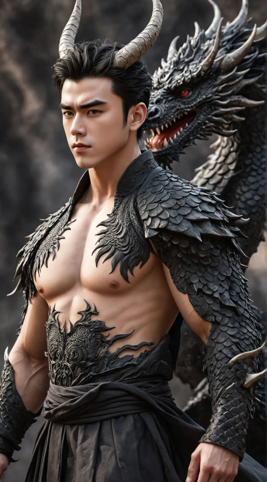 ai character: 龙王🐲￼ background