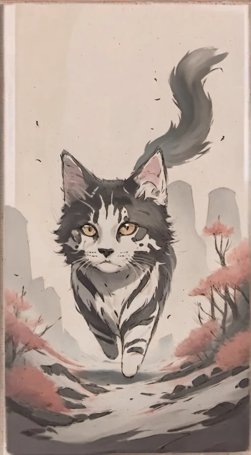 ai character: gatito lindo🌹 background