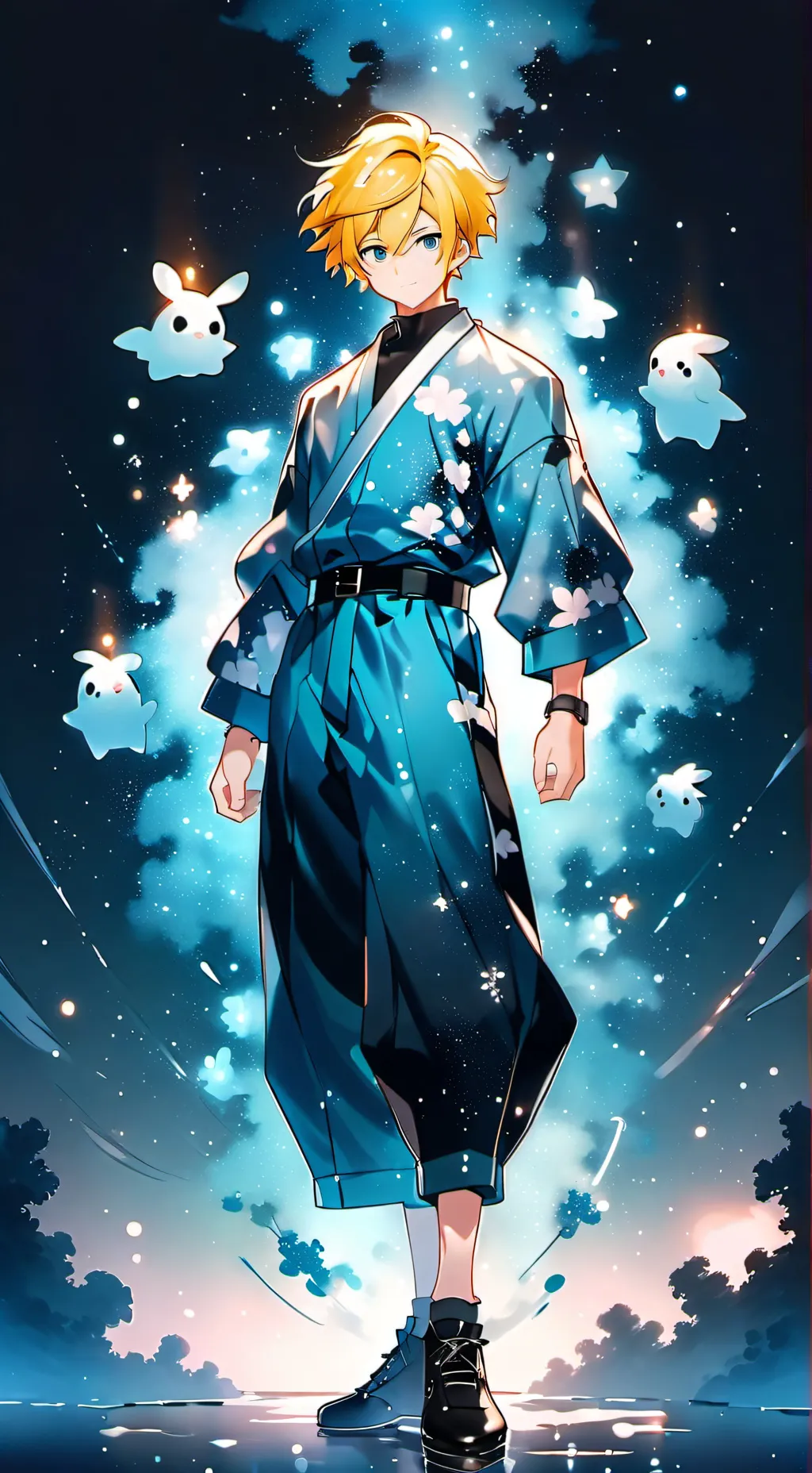 ai character: Мон  background