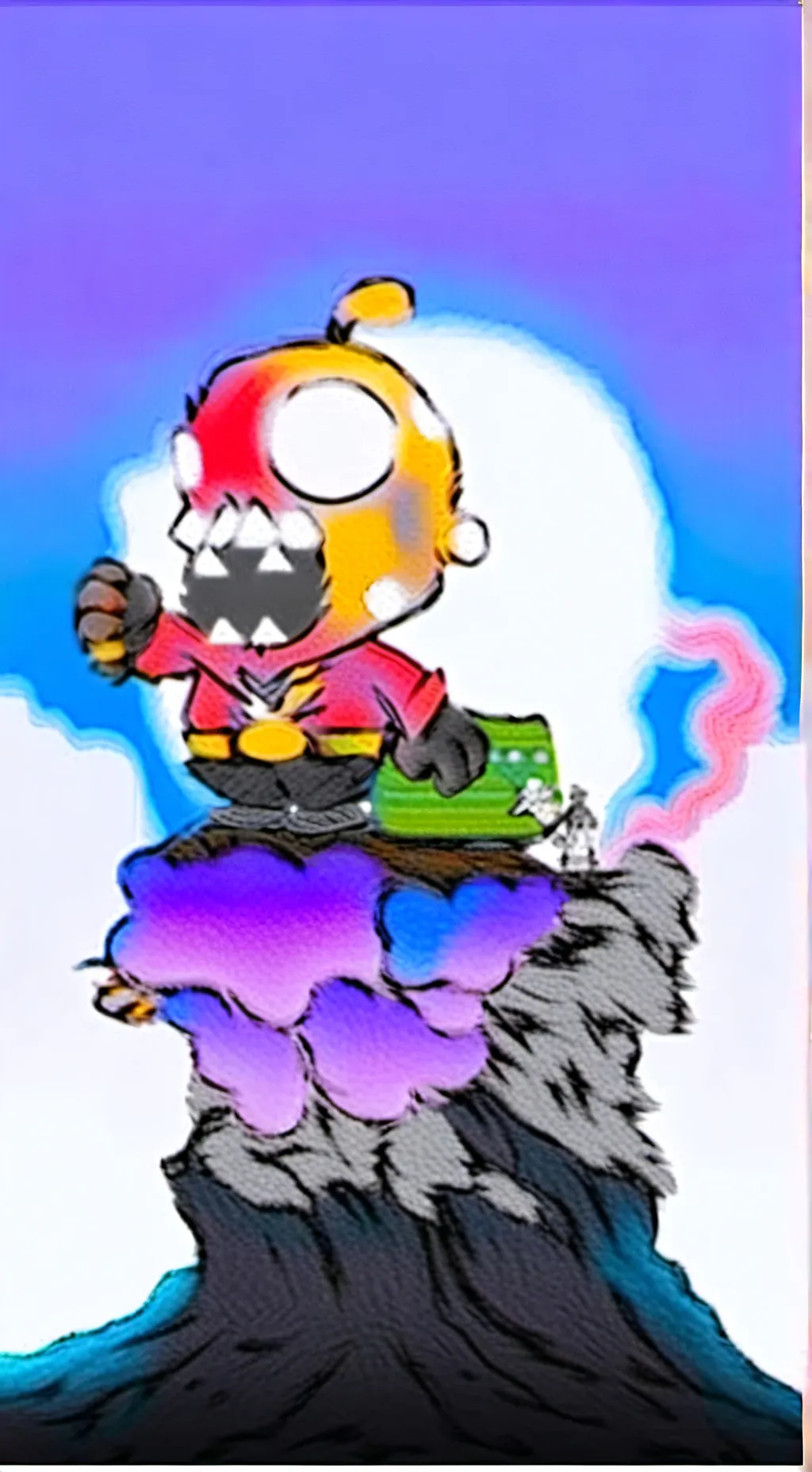 ai character: yarnaby<3✨ background