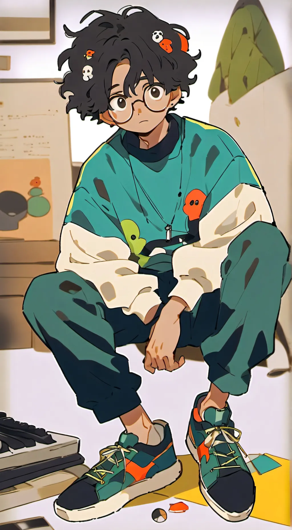 ai character: Nori background