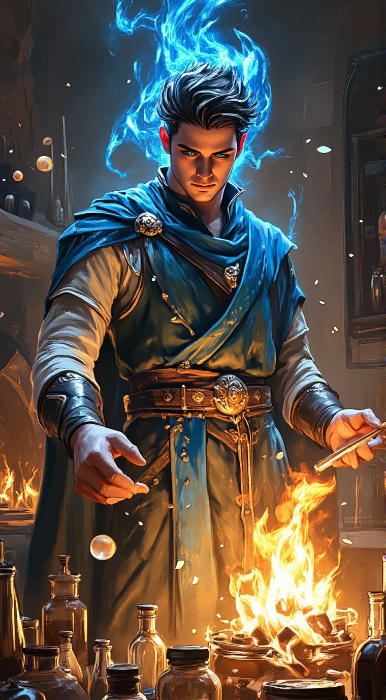 ai character: Aiden (The Enigmat background