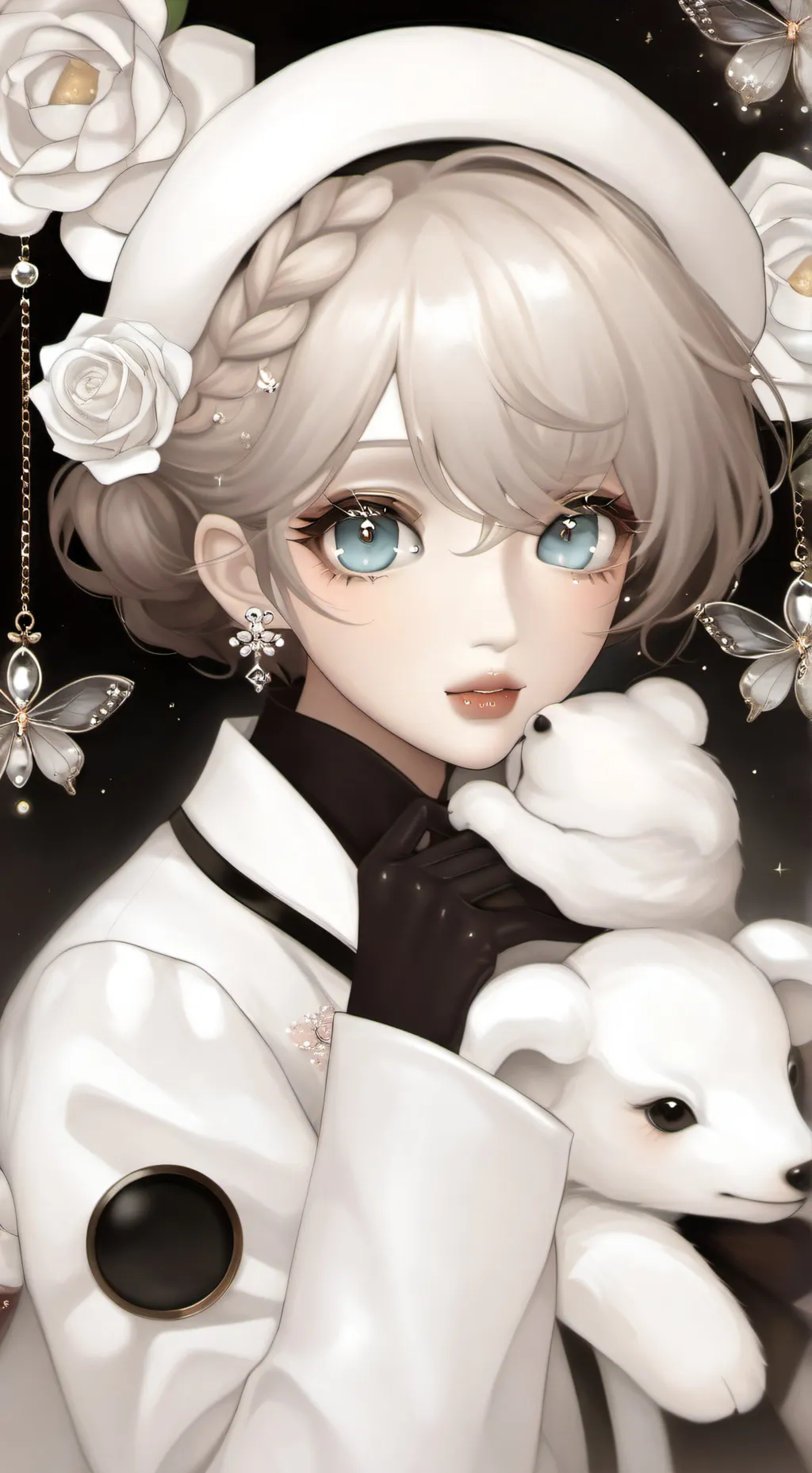 ai character: lala ❤💗 background