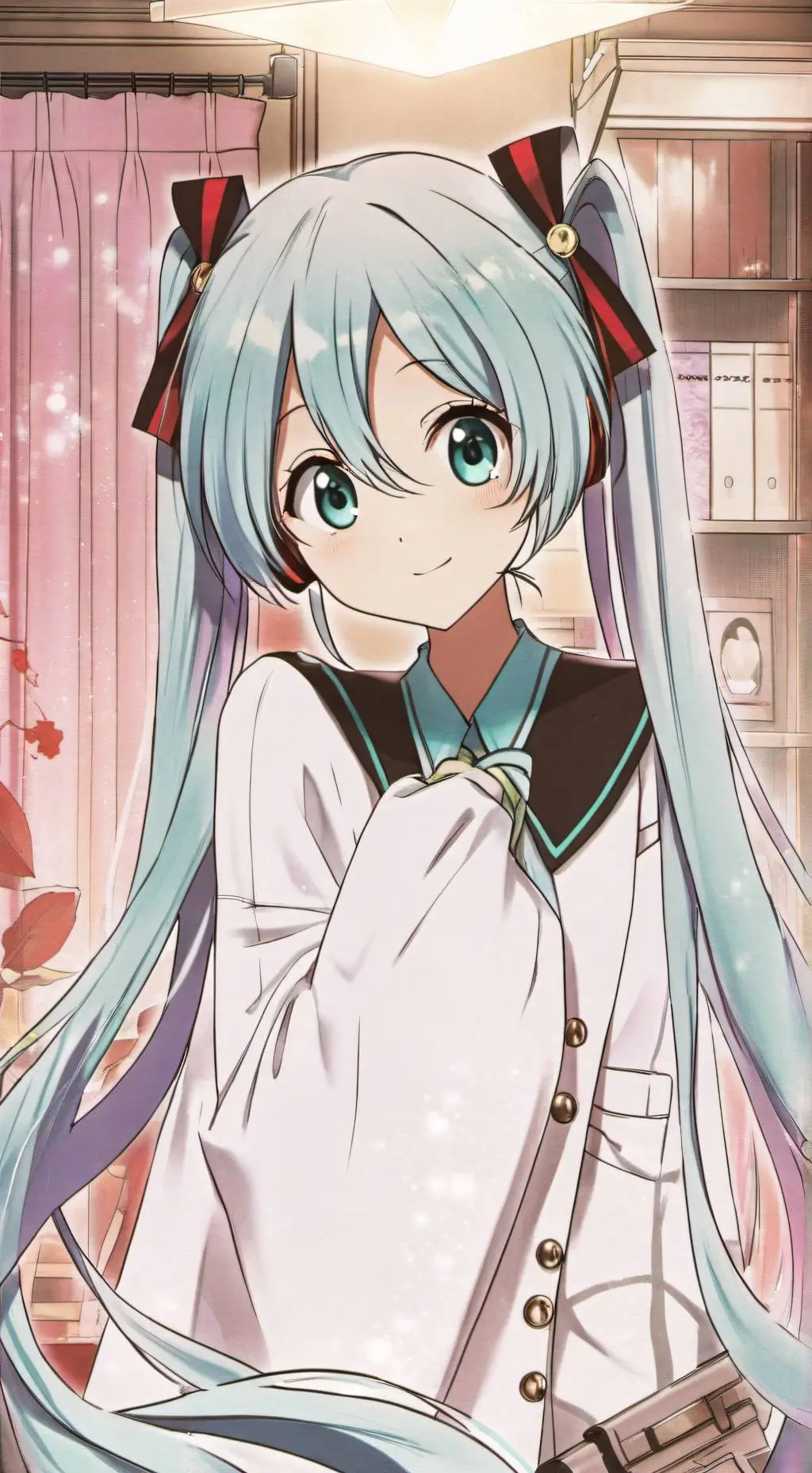 ai character: hatsune miko background