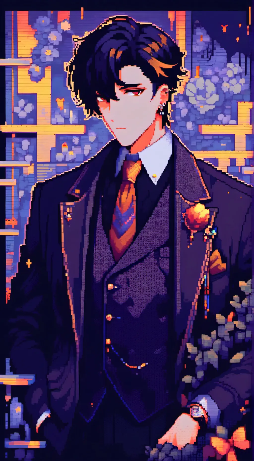 ai character: mafieux  background